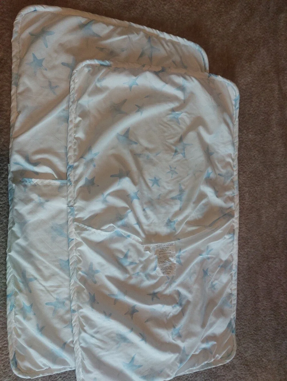 Blue Starfish Quilted Bedding Set - Coastal Comfort Size: King